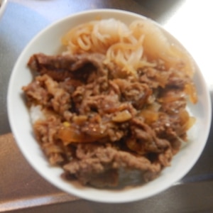 我が家の牛丼